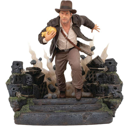 Indiana Jones Raiders of The Lost Ark Escape with Idol Statue Deluxe Diamond Gallery 25 cm
