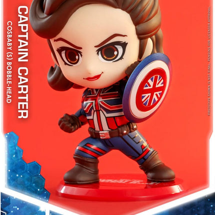 Captain Carter Marvel What If...? Cosbaby (S) Mini Figure 10 cm