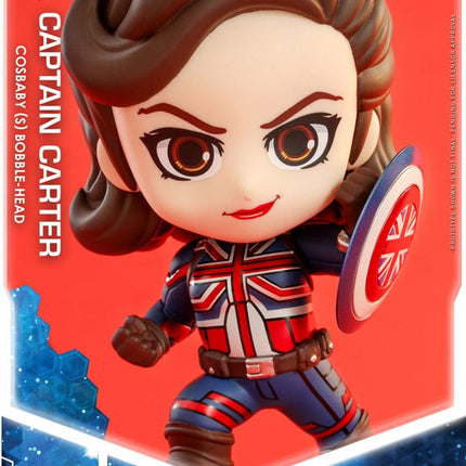 Captain Carter Marvel What If...? Cosbaby (S) Mini Figure 10 cm