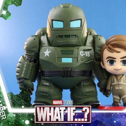 Hydra Stomper & Steve Rogers Marvel What If...? Cosbaby (S) Mini Figures 10 cm