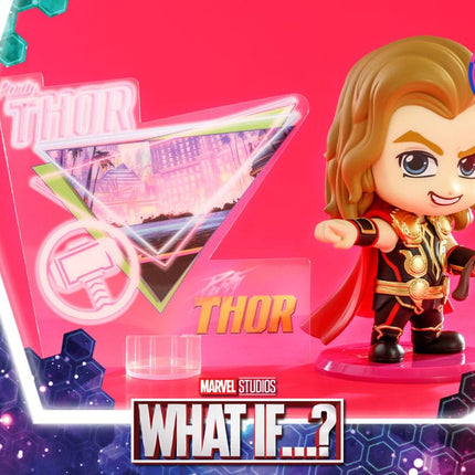 Party Thor What If...? Marvel Cosbaby Mini Figure 10 cm