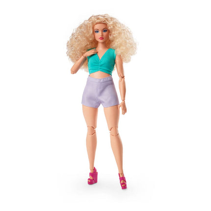 Barbie Signature Looks Doll Model #16 Blonde, Purple Skirt 27 cm