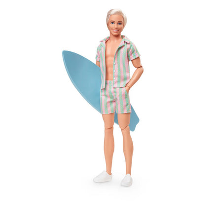 Ken Wearing Pastel Striped Beach Matching Set Barbie The Movie Fashion Doll 27 cm