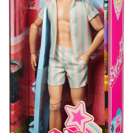 Ken Wearing Pastel Striped Beach Matching Set Barbie The Movie Fashion Doll 27 cm