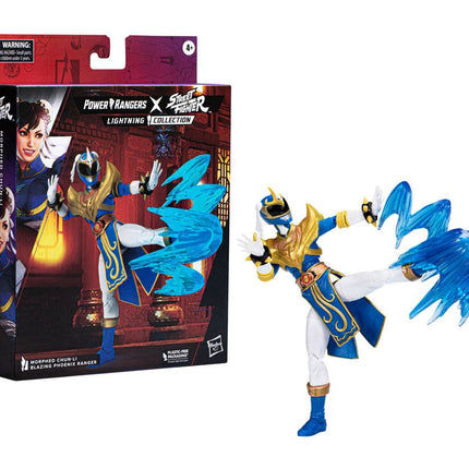 Power Rangers x Street Fighter Lightning Collection figurka Morphed chun-li płonący Phoenix Ranger 15cm