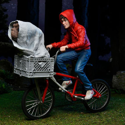 E.T. the Extra-Terrestrial Action Figure Elliott & E.T. on Bicycle 13 cm NECA 55065